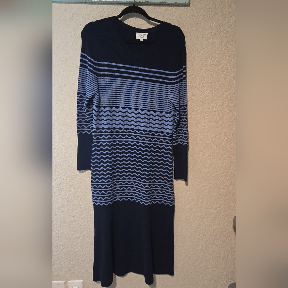 Tanys Taylor Blue Printed Maxi